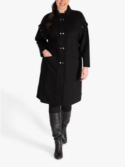 chesca Ponteroma Longline Jacket, Black, Black