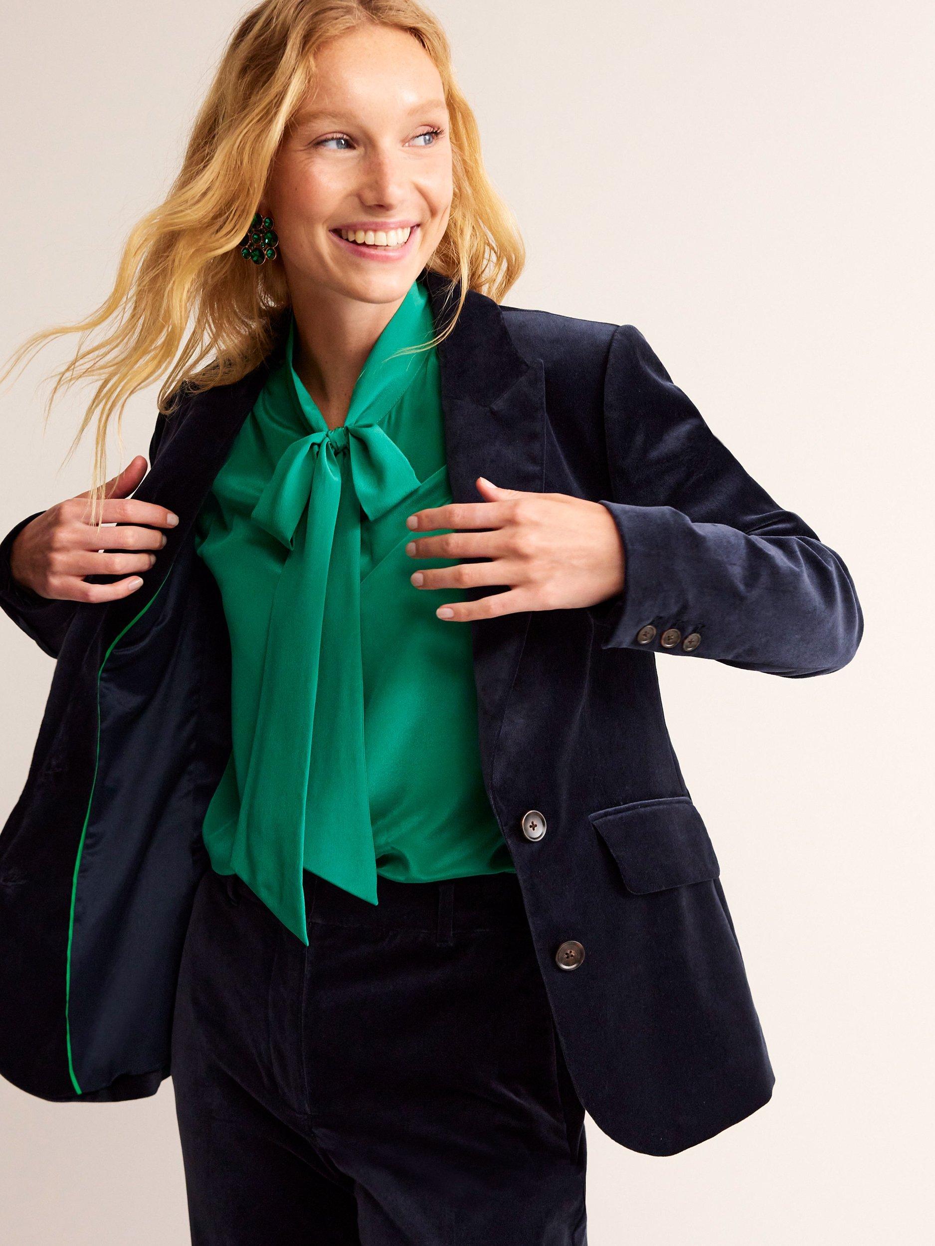 Boden The Marylebone Velvet Blazer