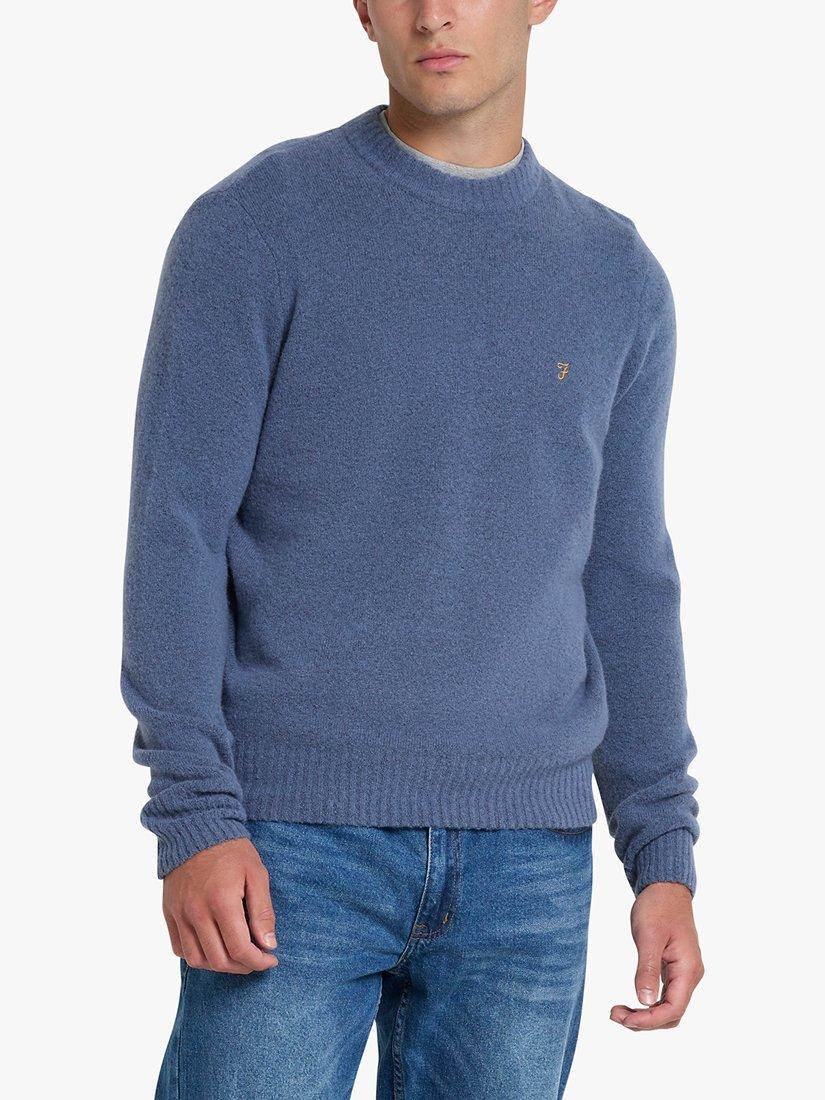 Farah Spero Crew Jumper, River Bed