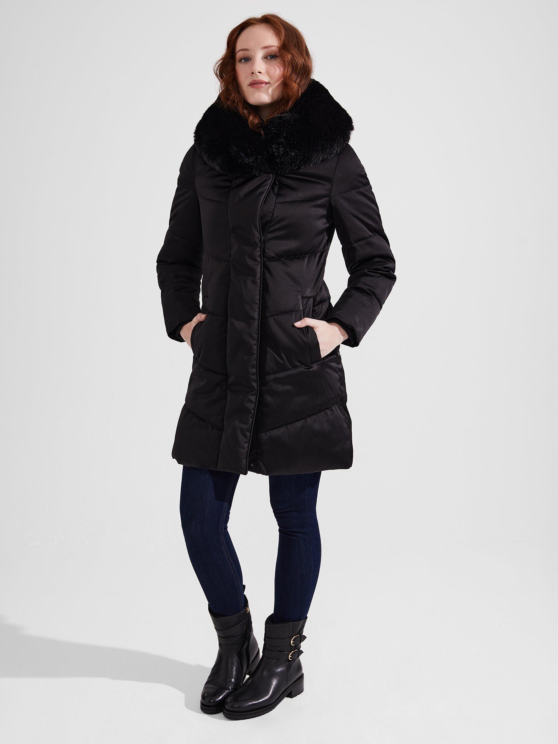 Hobbs quilted coat outlet