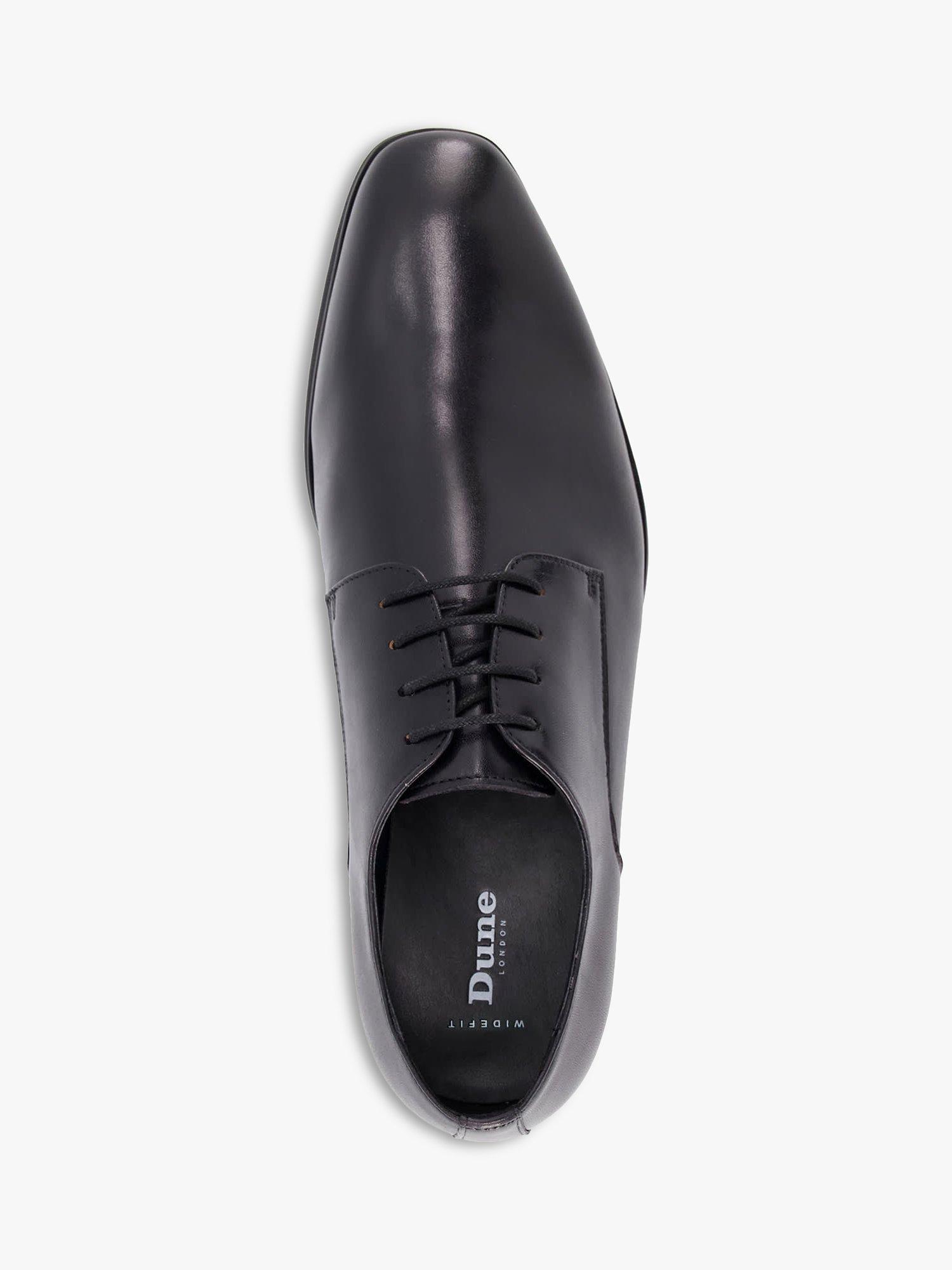 Product image 4 of 4, which shows Dune Wide Fit Satchel Leather Oxford Shoes, Black, EU43