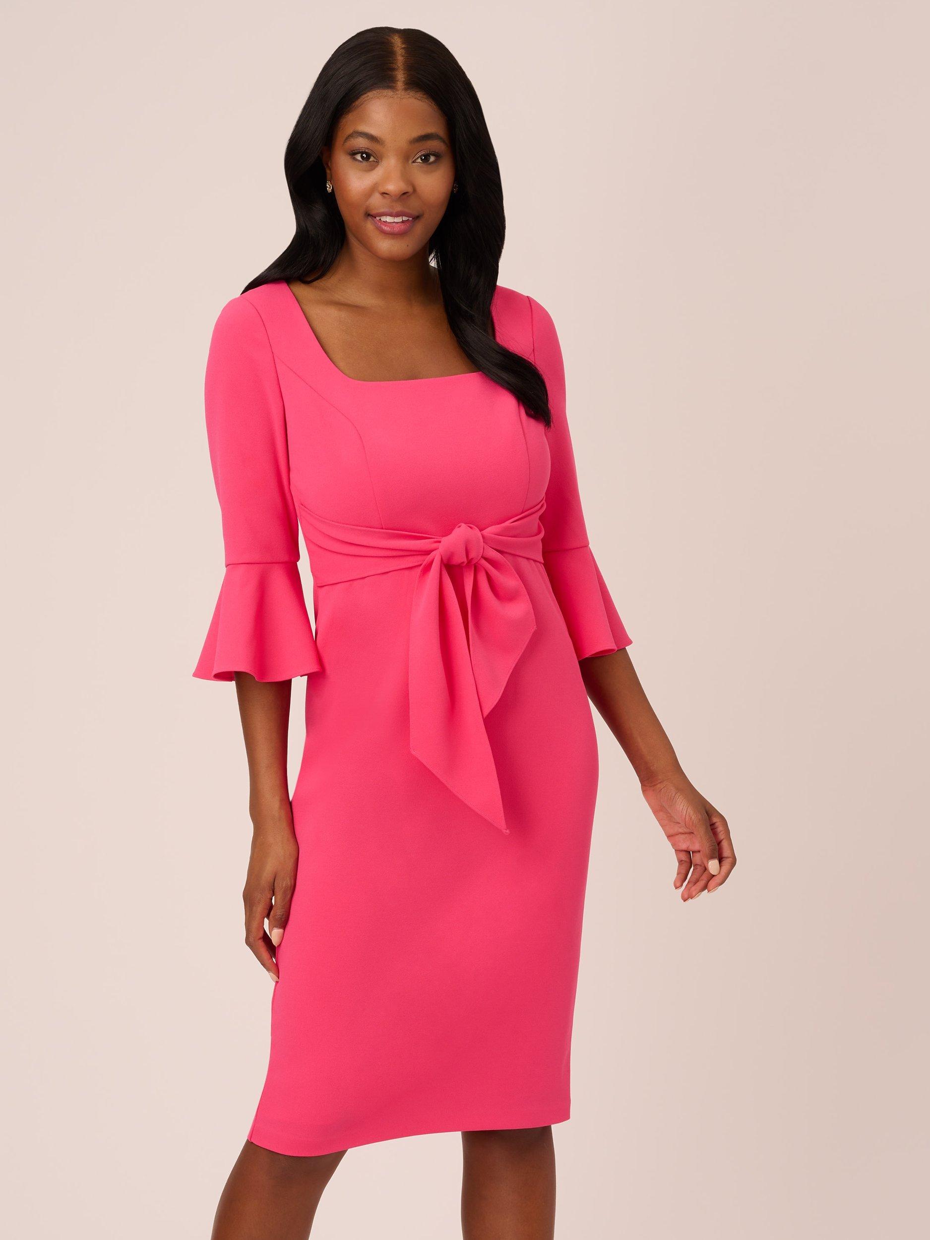 Ladies dresses with bell sleeves best sale