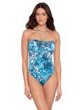 Lauren Ralph Lauren Patchwork Halter Neck Swimsuit, Multi