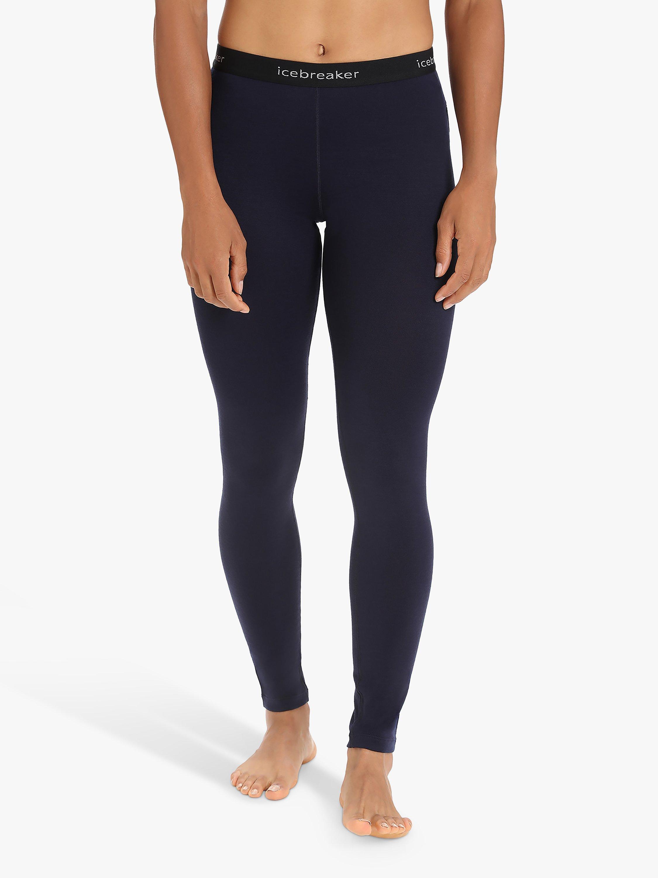 Product image 1 of 7, which shows Icebreaker 260 Tech Wool Leggings, Midnight Navy, XS