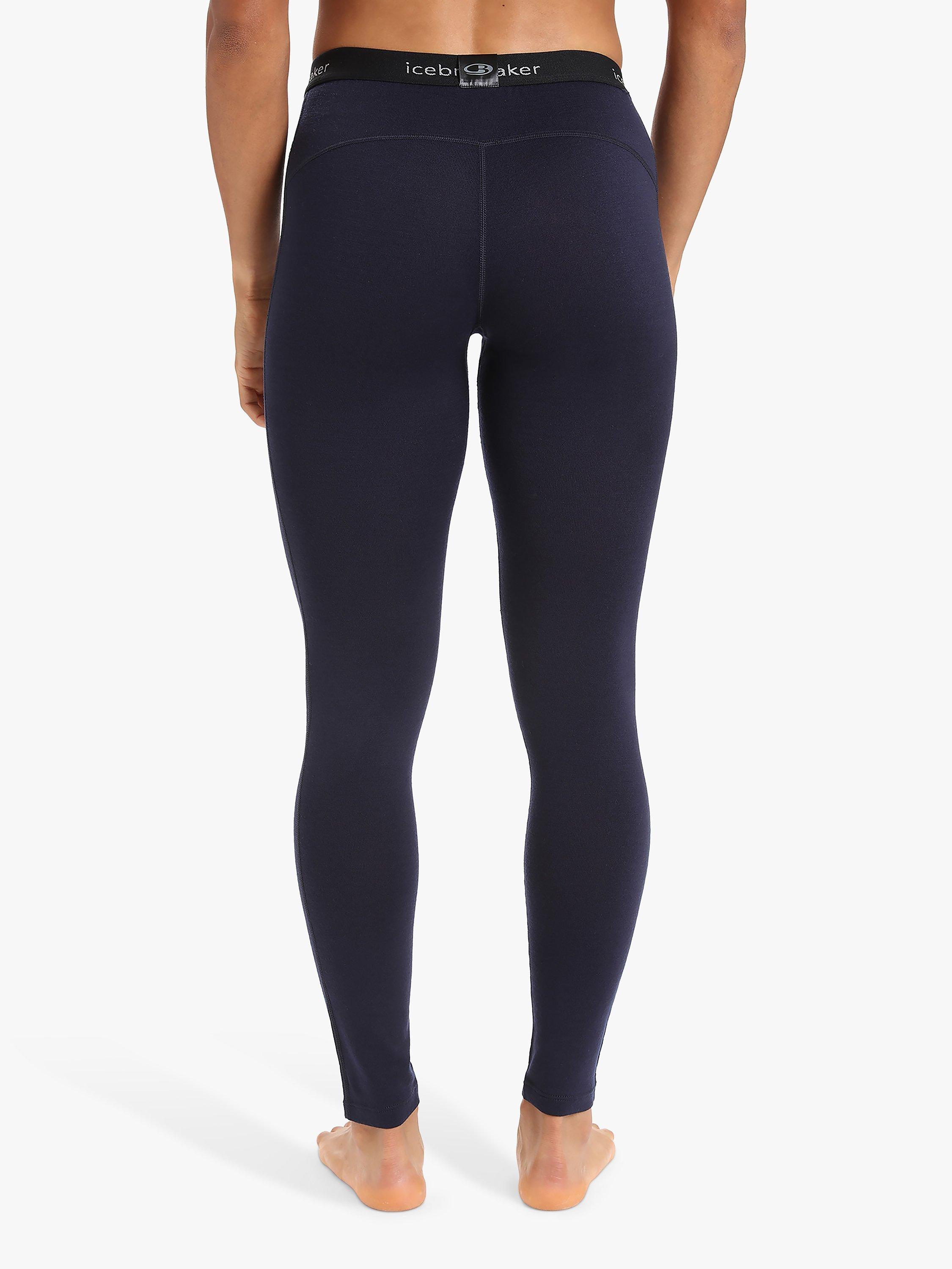 Product image 2 of 7, which shows Icebreaker 260 Tech Wool Leggings, Midnight Navy, XS