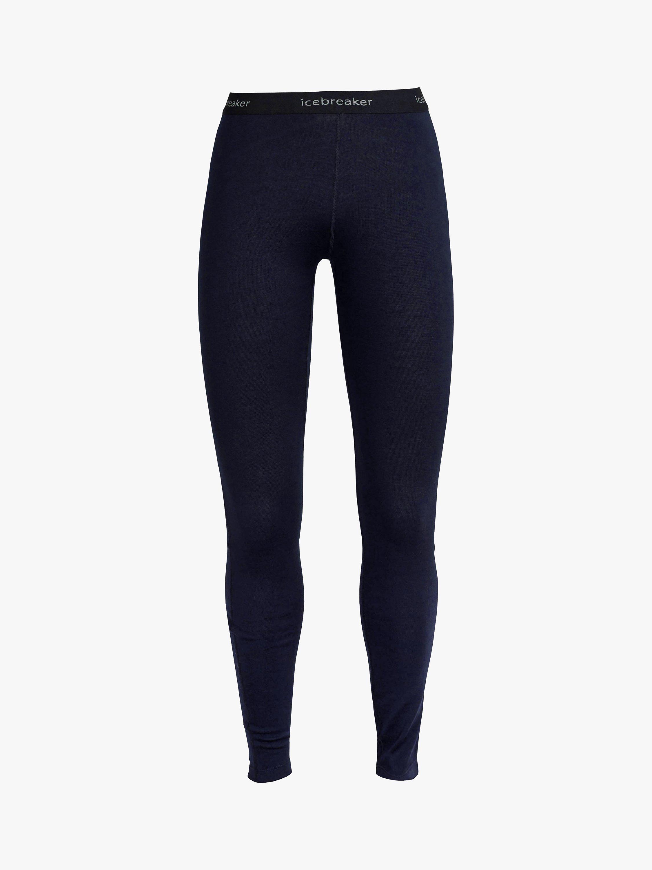 Product image 3 of 7, which shows Icebreaker 260 Tech Wool Leggings, Midnight Navy, XS