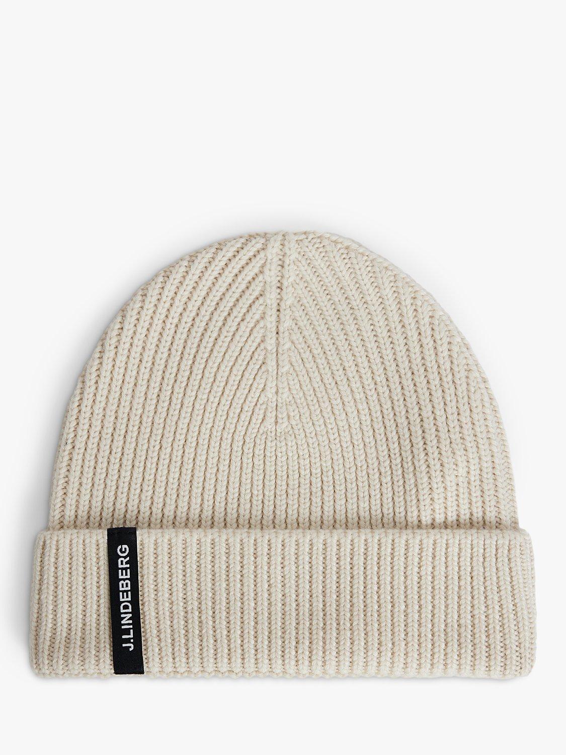 J.Lindeberg Juan Merino Beanie Hat, Oyster Gray, One Size
