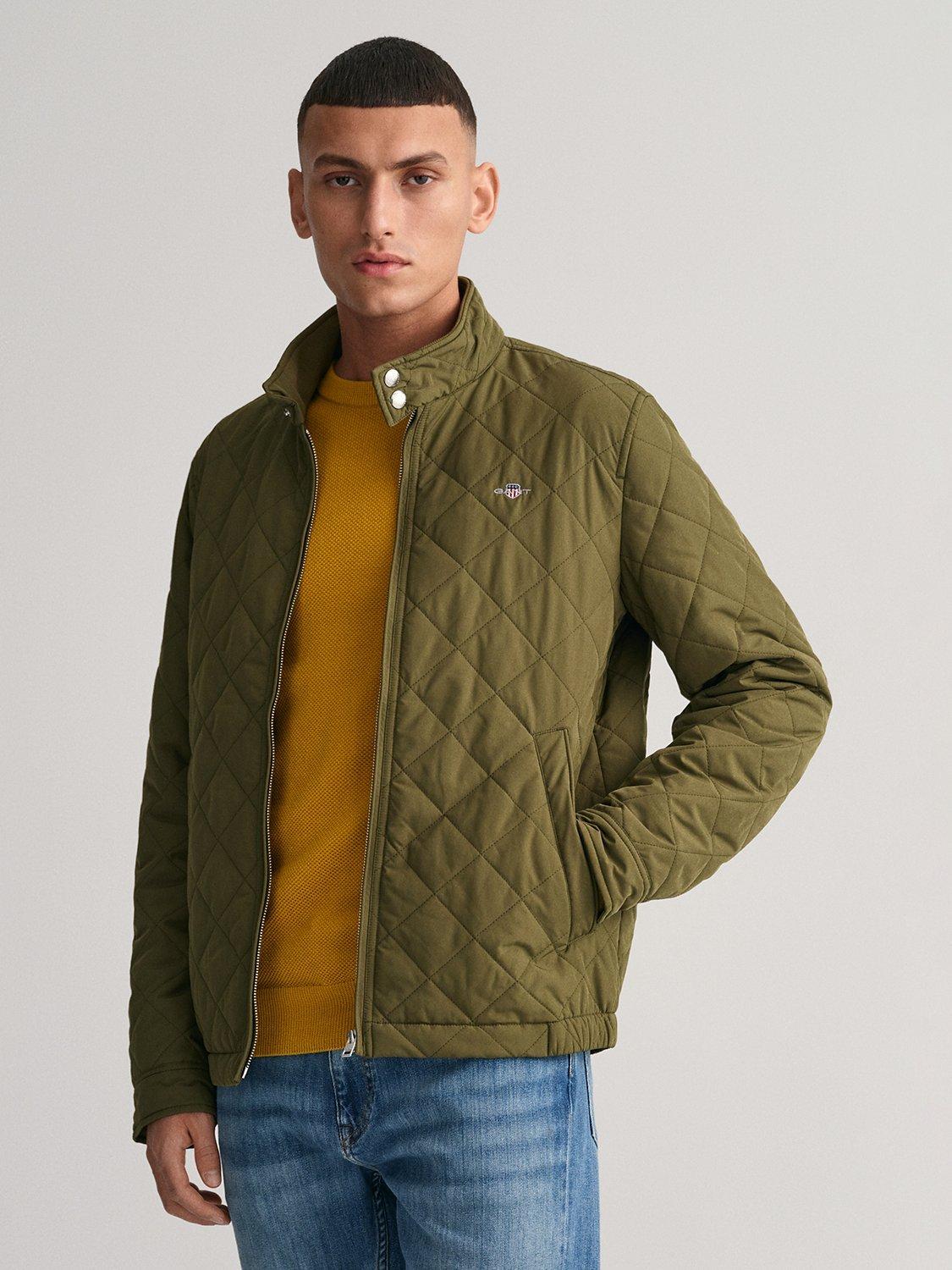GANT Quilted Windcheater Jacket, Juniper Green
