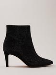 Phase Eight Sparkly Ankle Boots, Black