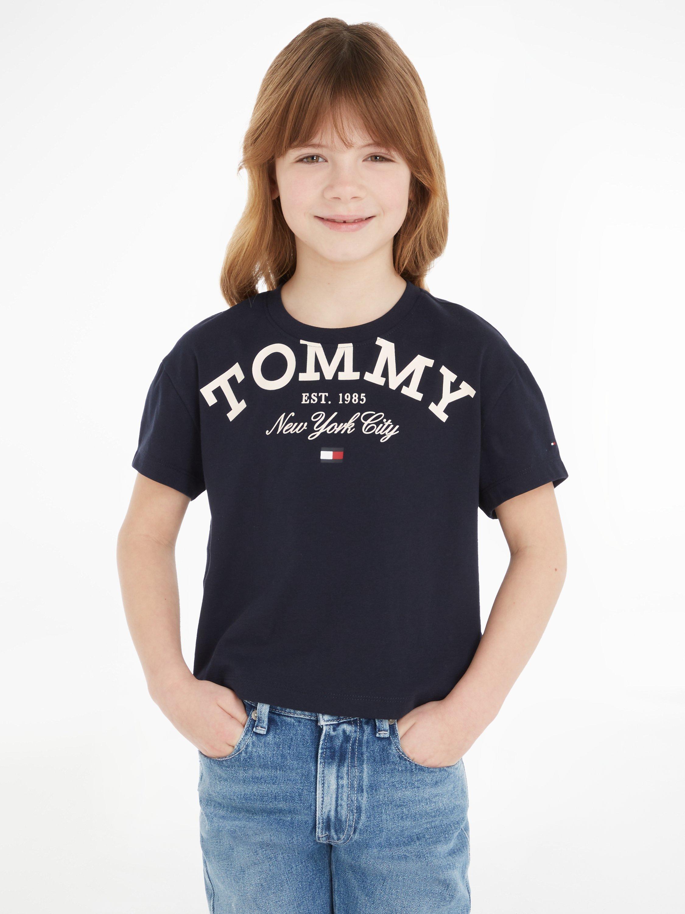 Tommy Hilfiger Kids' Tommy Logo Tee, Desert Sky