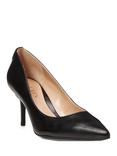 Lauren Ralph Lauren Lanette Leather Pointed Toe Stiletto Court Shoes, Black