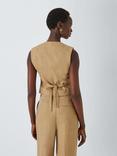 John Lewis Basketweave Linen Waistcoat, Raffia