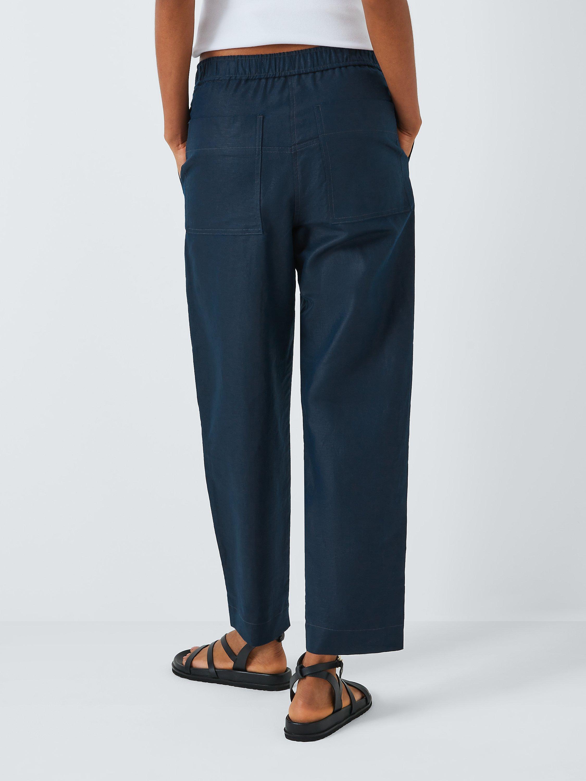 John lewis linen trousers best sale