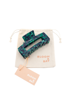 Bloom & Bay Dahlia Hair Claw - view 2, Green