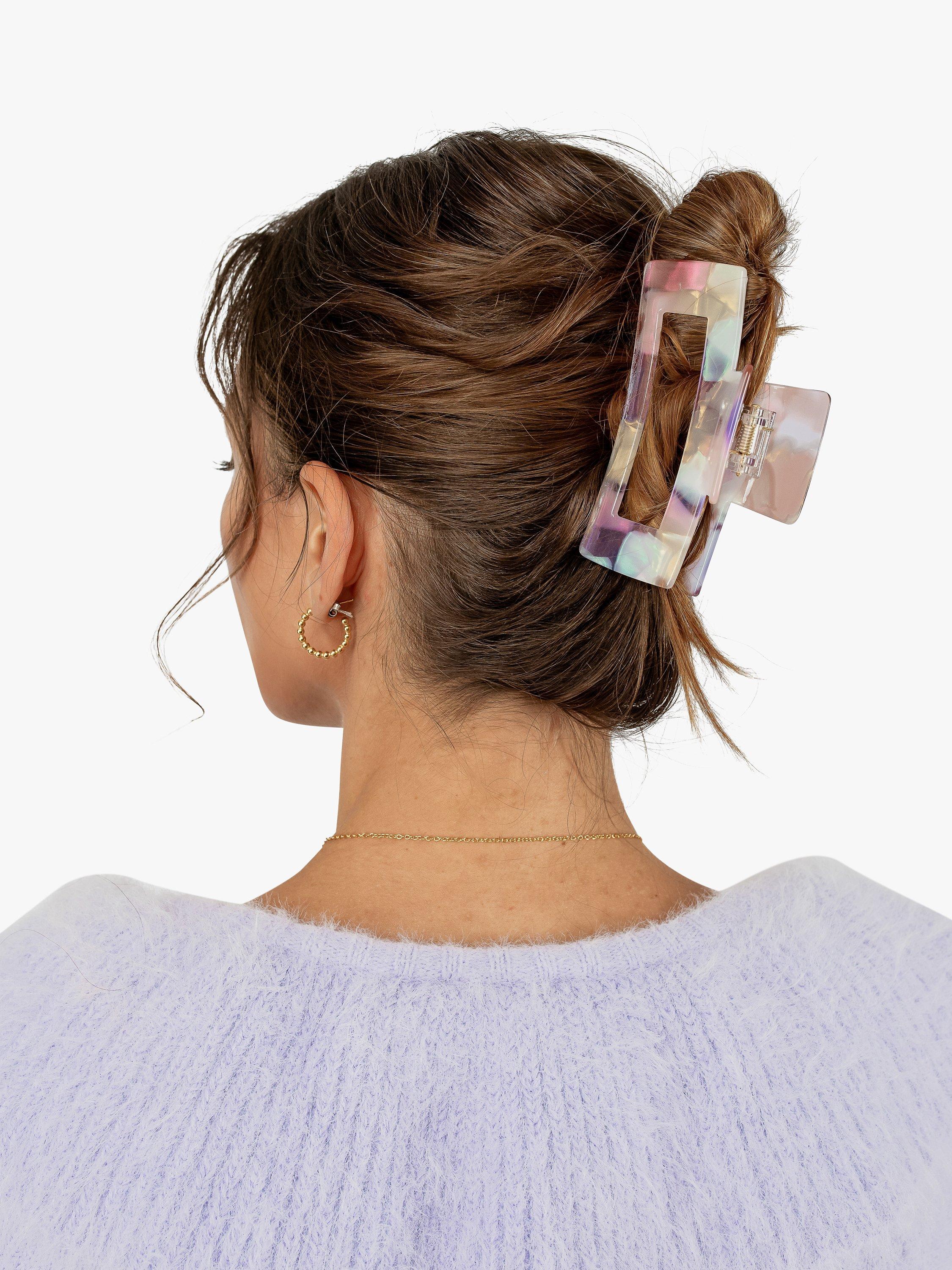 Product image 1 of 2, which shows Bloom & Bay Dahlia Hair Claw, Pastel, One Size