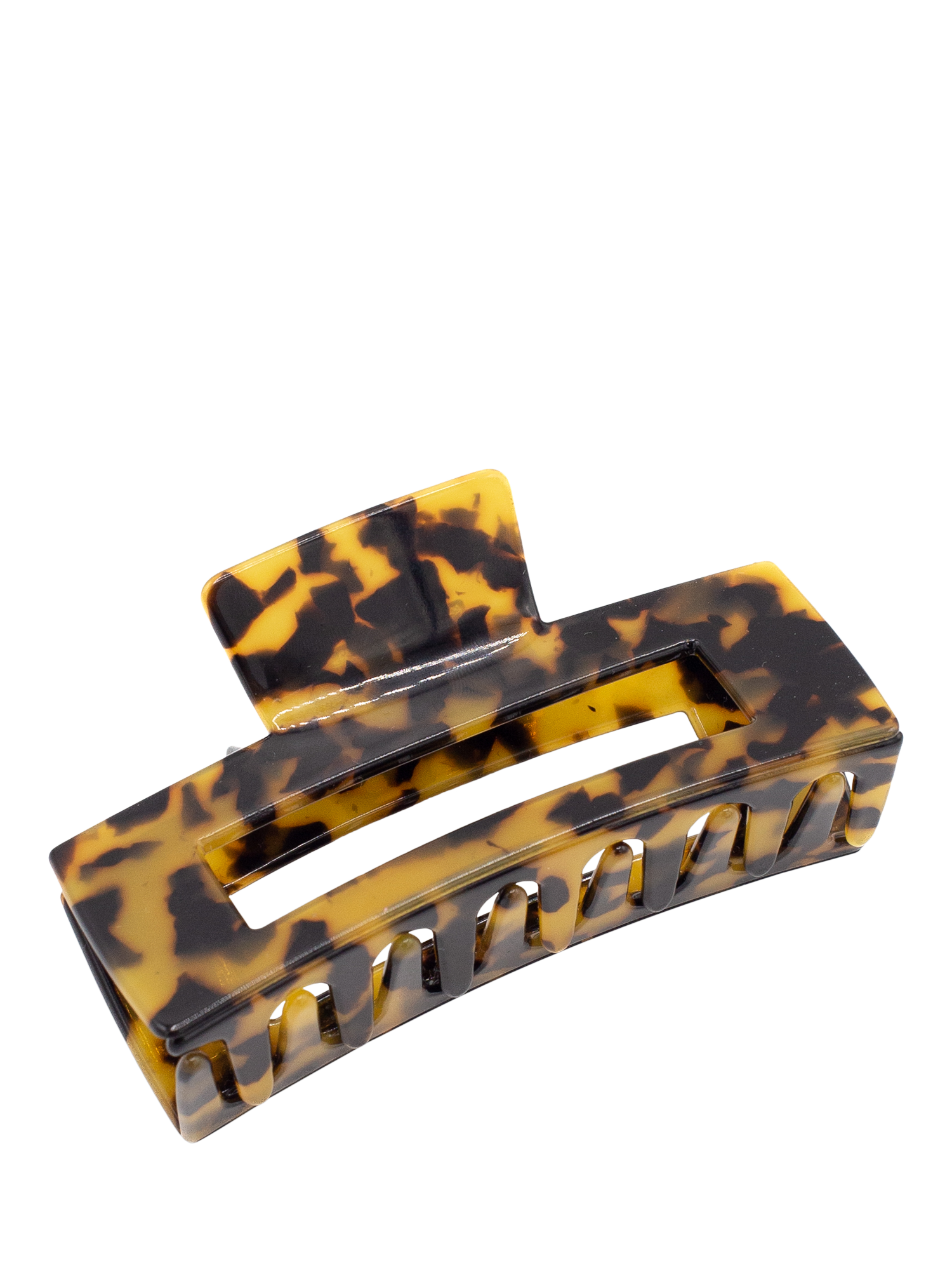 Product image 1 of 4, which shows Bloom & Bay Dahlia Hair Claw, Tortoishell, One Size