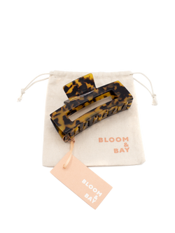 Bloom & Bay Dahlia Hair Claw - view 2, Tortoishell