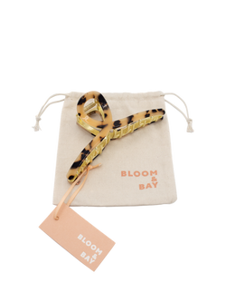 Bloom & Bay Azalea Hair Claw - view 2, Brown