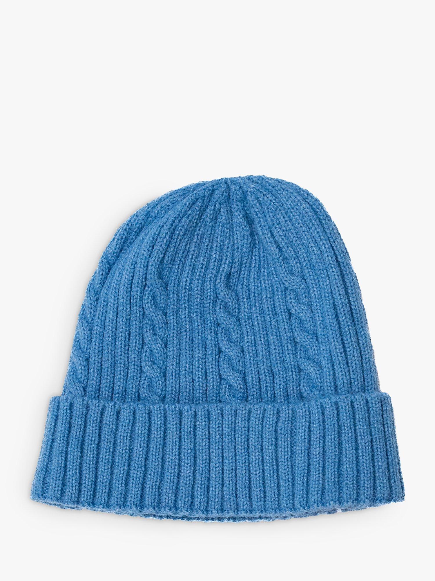 Bloom & Bay Gwenna Fisherman Beanie Hat, Blue
