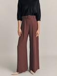 Ghost Clara Satin Palazzo Trousers, Delores Spot