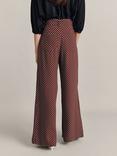 Ghost Clara Satin Palazzo Trousers, Delores Spot