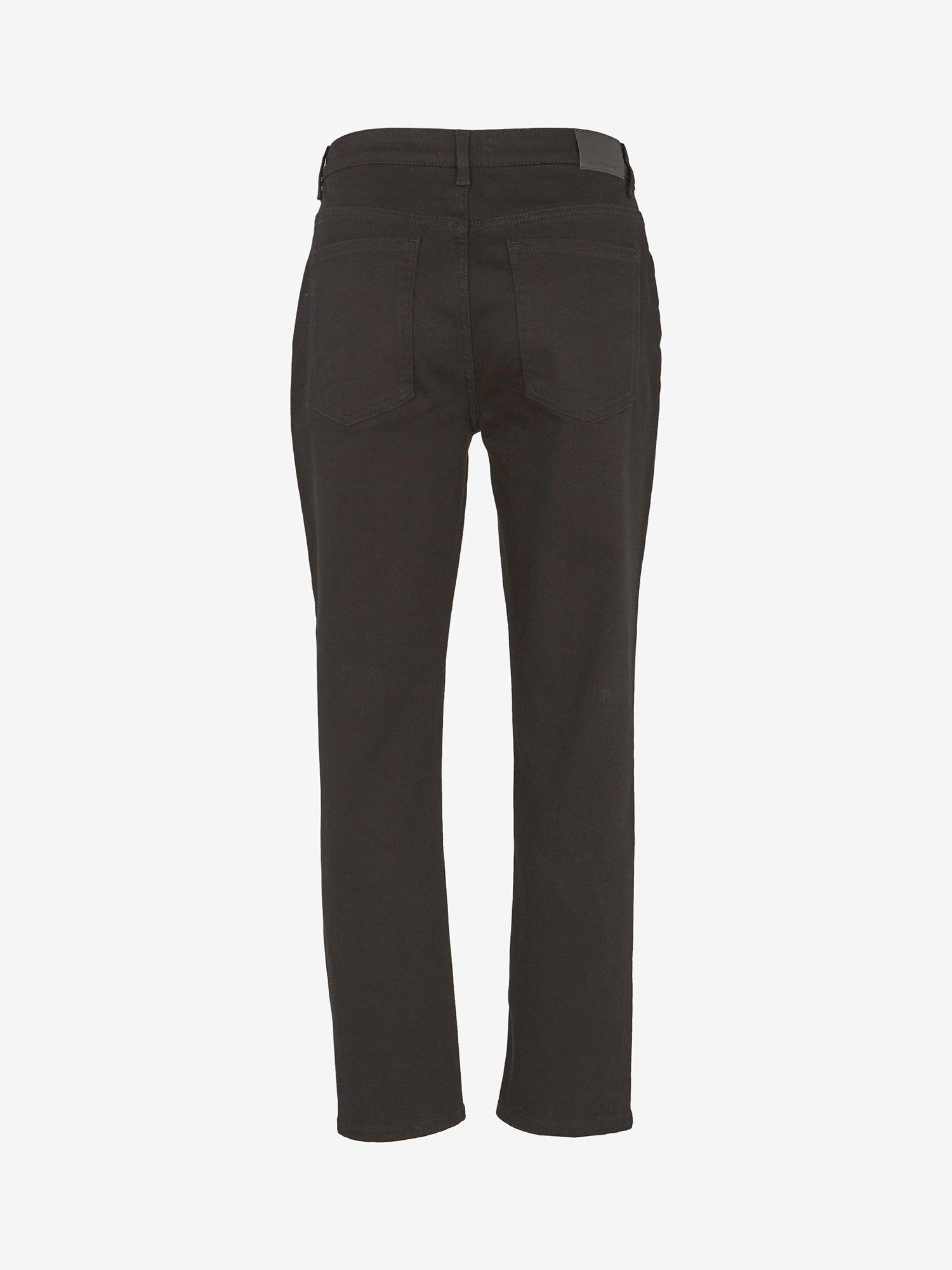 Product image 4 of 4, which shows Mint Velvet Mid Rise Slim Leg Jeans, Black, 6R