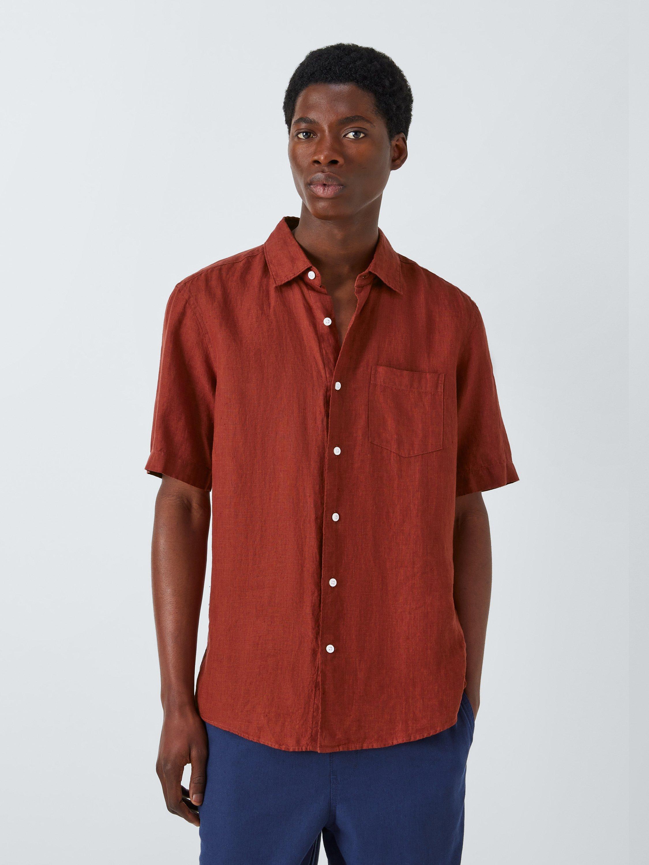 John Lewis Linen Short Sleeve Shirt