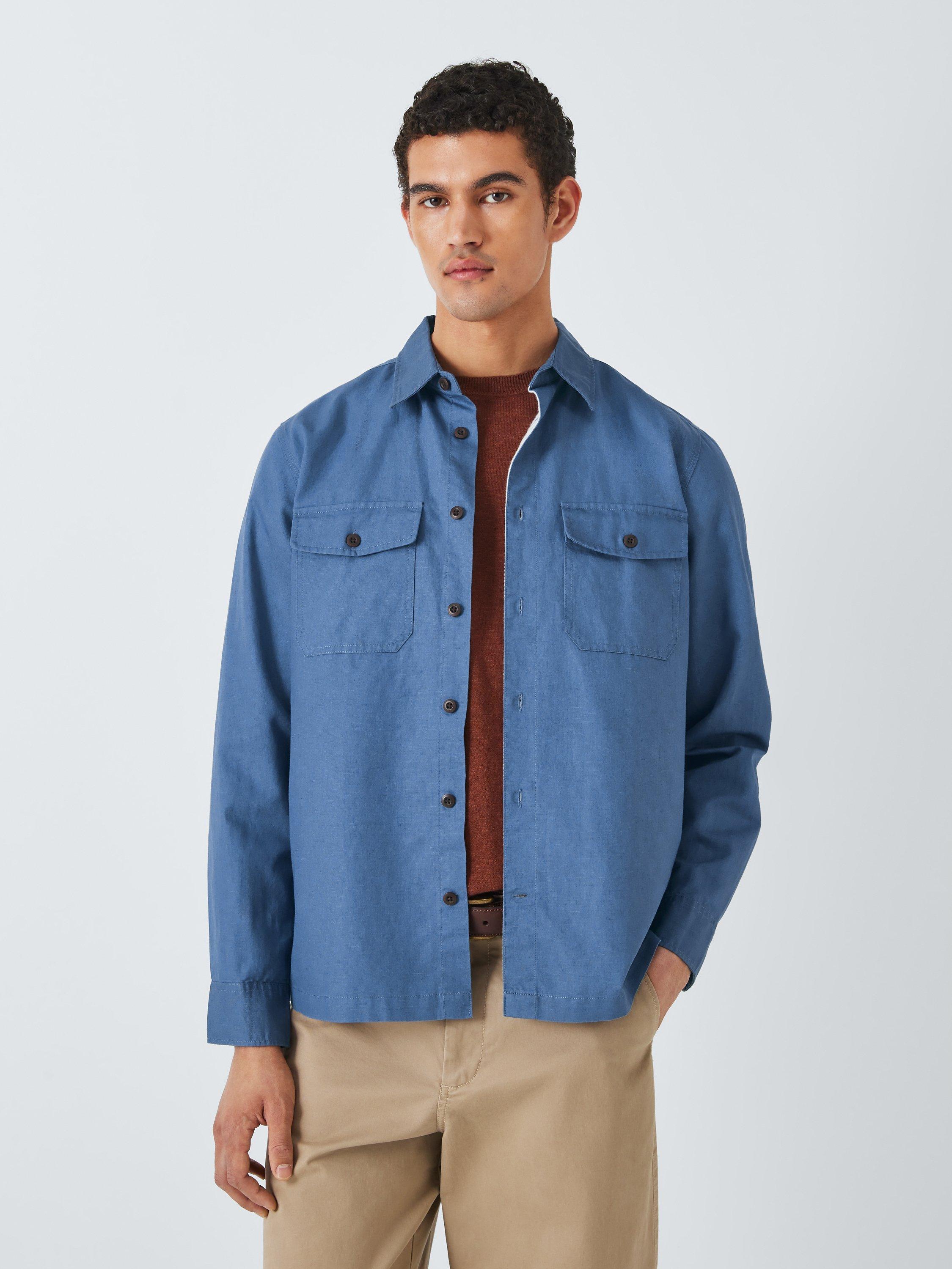 John Lewis Linen Blend Over Shirt