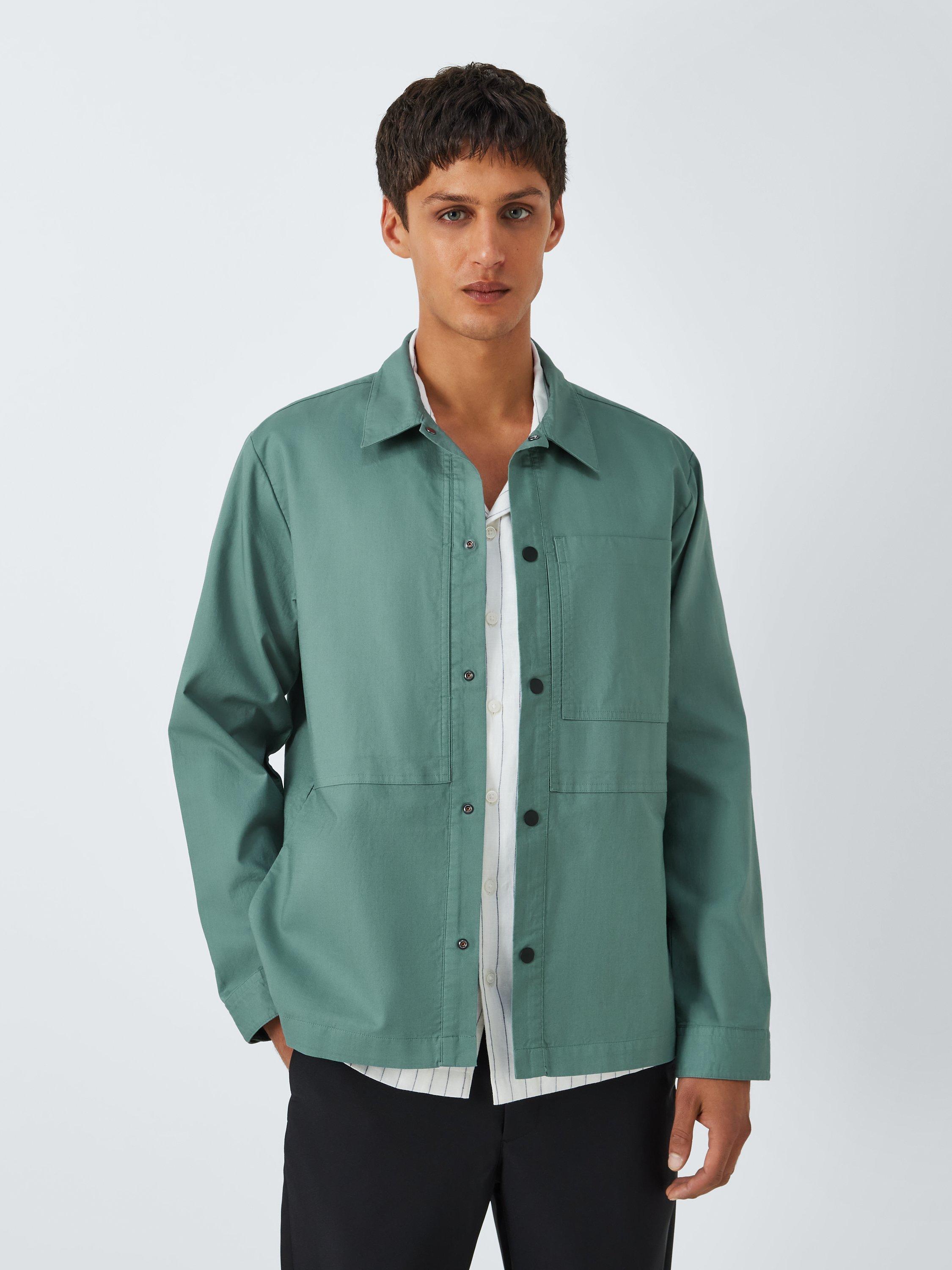 Kin Panelled Overshirt, Arctic