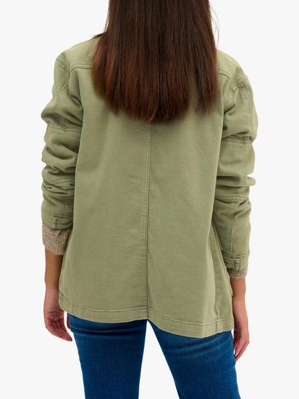 MY ESSENTIAL WARDROBE Army Jacket, Dusty Olive Wash - view 2, Dusty Olive Wash