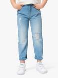 Angel & Rocket Girl's Mom Jeans, Blue