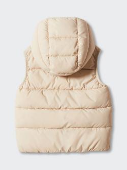 Mango Baby Aldov Quilted Gilet - view 2, Yellow