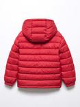 Mango Kids' Paco Reversible Quilted Hooded Anorak