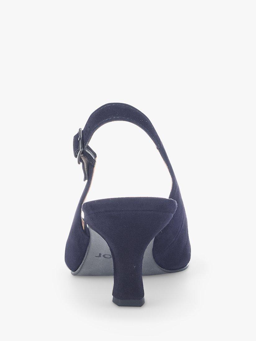 Product image 2 of 4, which shows Gabor Lindy Slingback Kitten Heel Shoes, Atlantic, 3