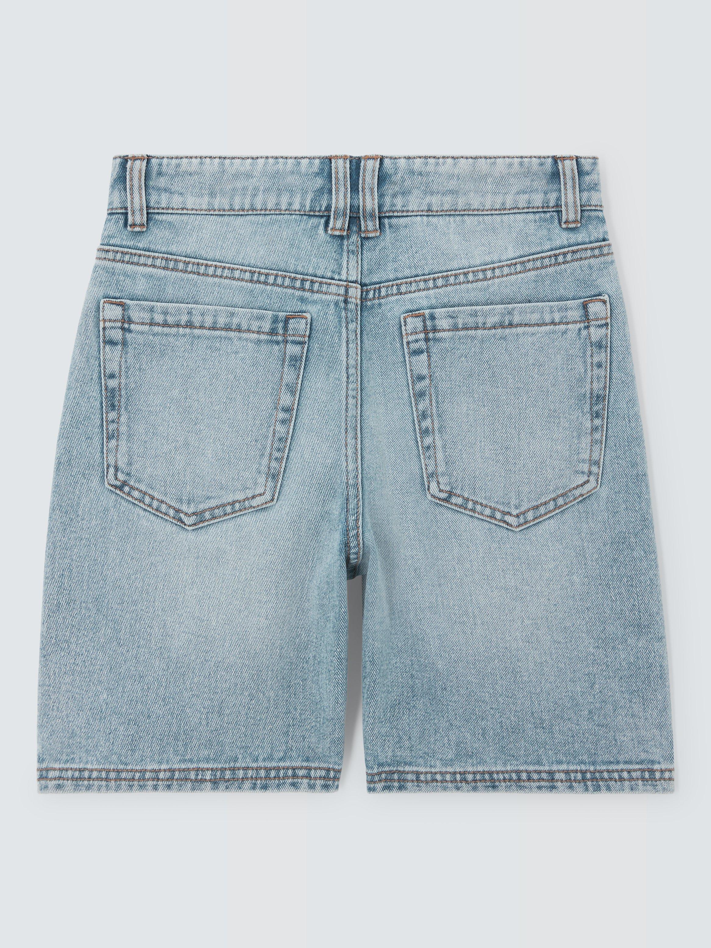 Product image 4 of 7, which shows John Lewis Kids' Denim Shorts, Blue, 11 years