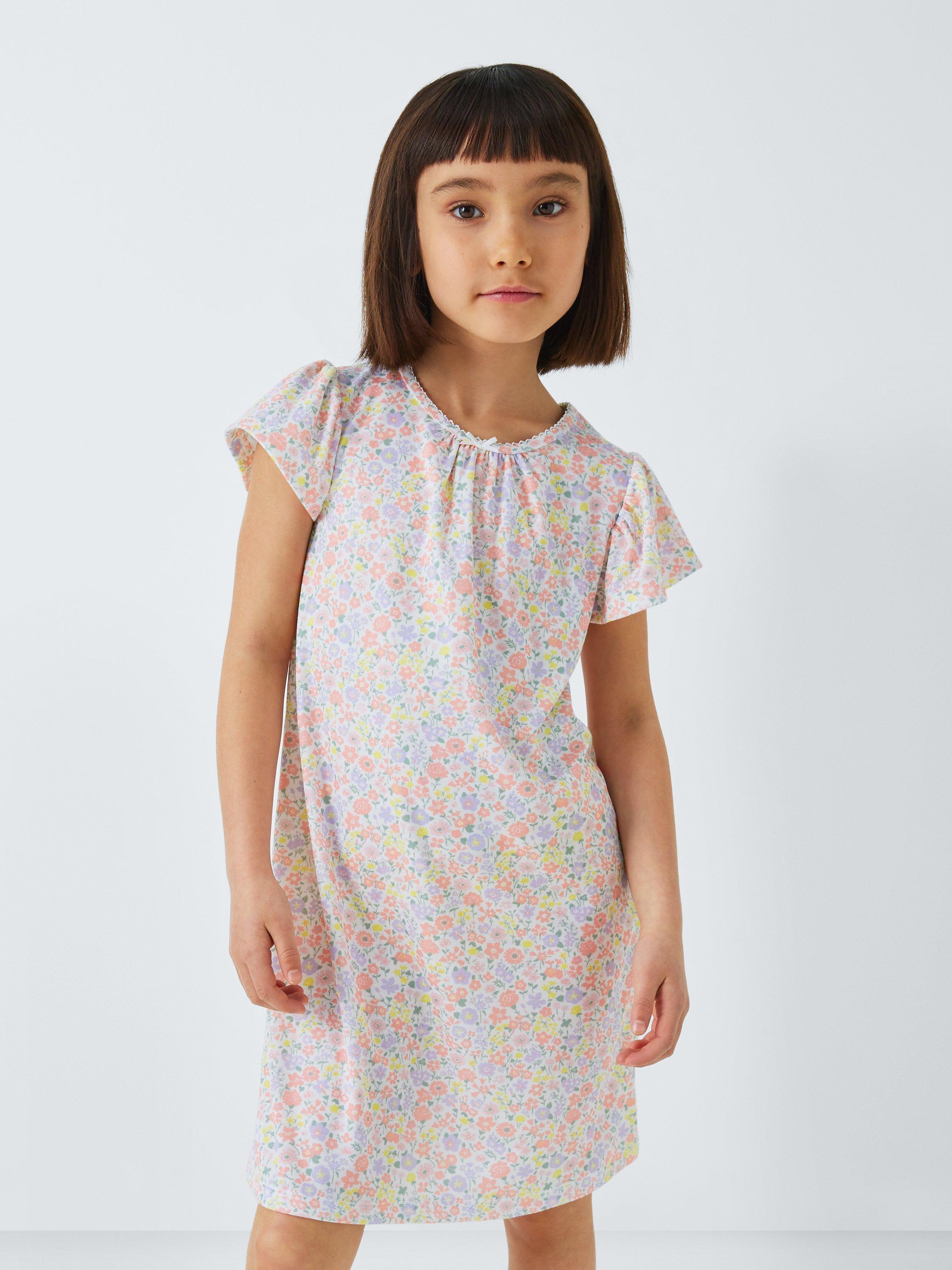 John Lewis Kids' Ditsy Floral Nightdress, Multi