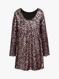 A-VIEW Sequin Mini Dress, Multi Colour