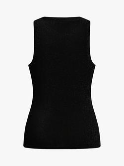 A-VIEW Eva Glitter Tank Top, Black - view 2, Black