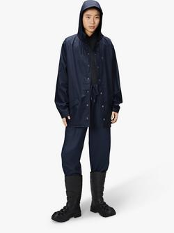 Rains Unisex Waterproof Rain Jacket - view 2, 47 Navy