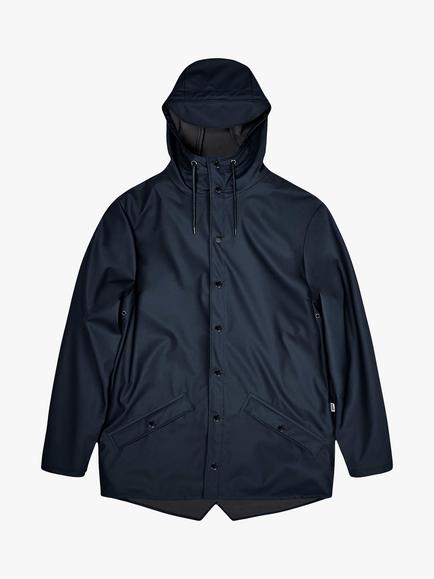 Rains Unisex Waterproof Rain Jacket, 47 Navy
