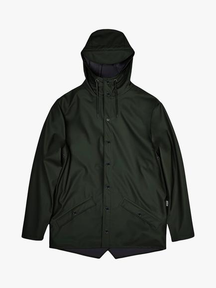 Rains Unisex Waterproof Rain Jacket, 03 Green