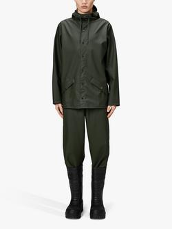 Rains Unisex Waterproof Rain Jacket - view 2, 03 Green