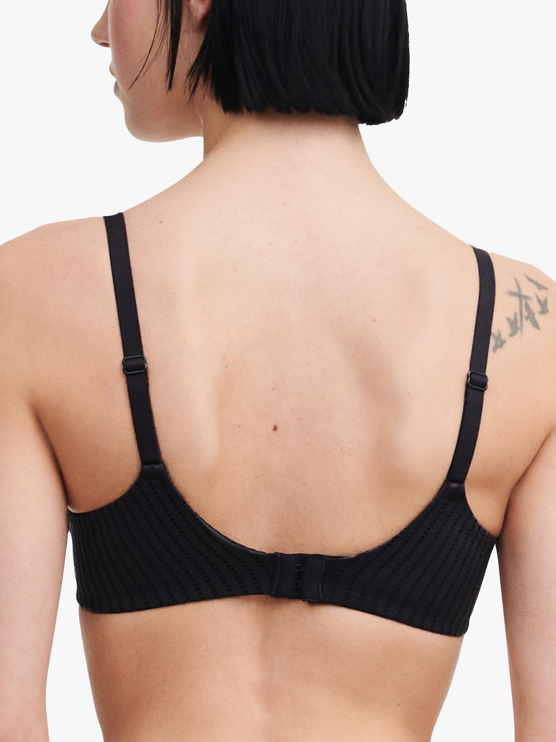Product image 2 of 5, which shows Chantelle Marilyn Soft Feel T-Shirt Bra, Black, 32C