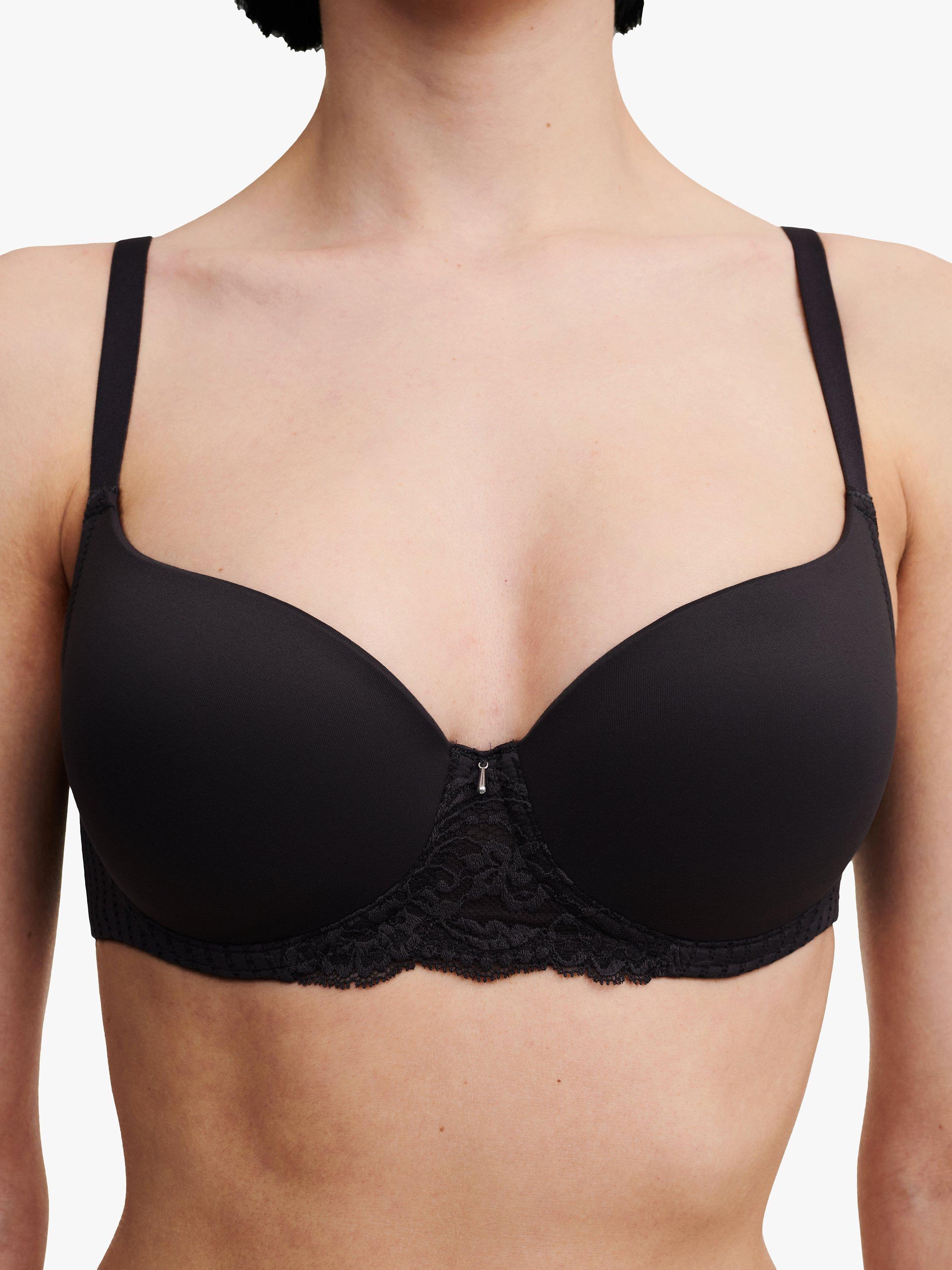 Product image 4 of 5, which shows Chantelle Marilyn Soft Feel T-Shirt Bra, Black, 32C