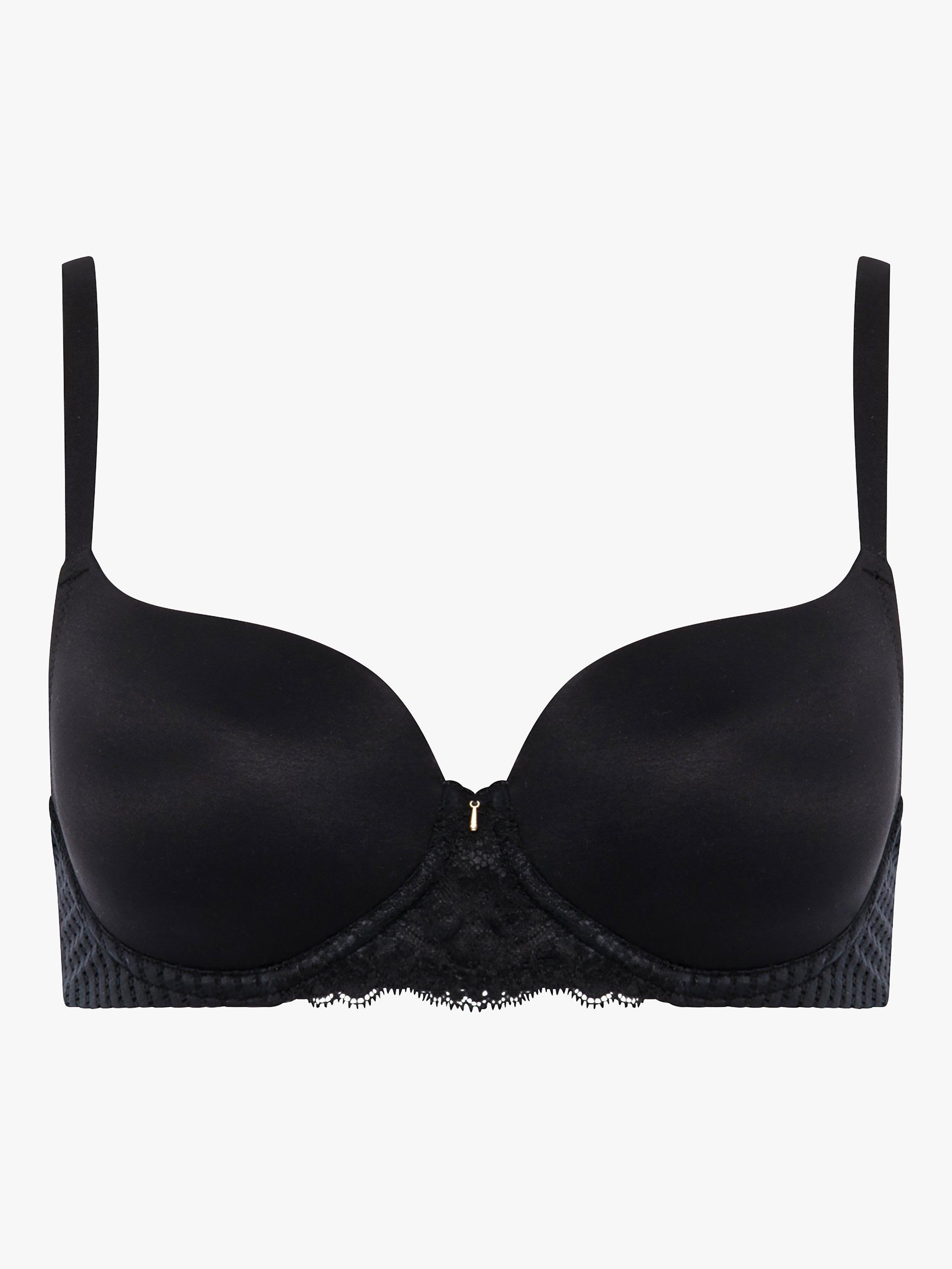 Product image 5 of 5, which shows Chantelle Marilyn Soft Feel T-Shirt Bra, Black, 32C