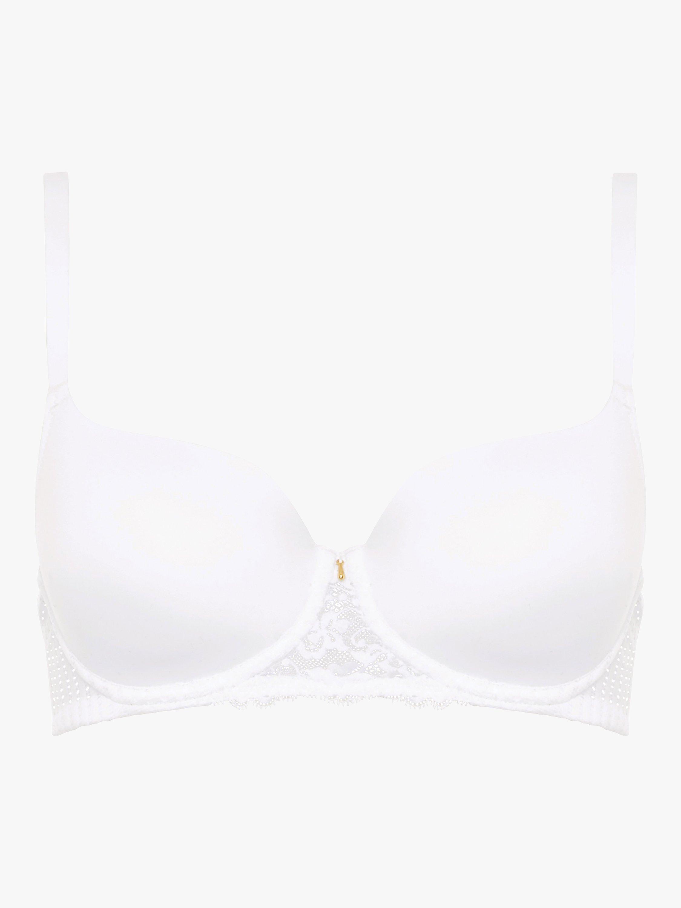 Product image 3 of 3, which shows Chantelle Marilyn Soft Feel T-Shirt Bra, White, 32C