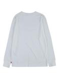 Levi's Kids' Mini Batwing Logo Long Sleeve T-Shirt, White
