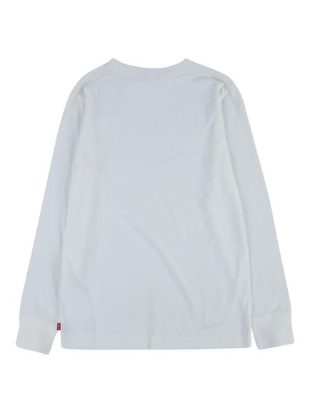 Levi's Kids' Mini Batwing Logo Long Sleeve T-Shirt, White - view 2, White