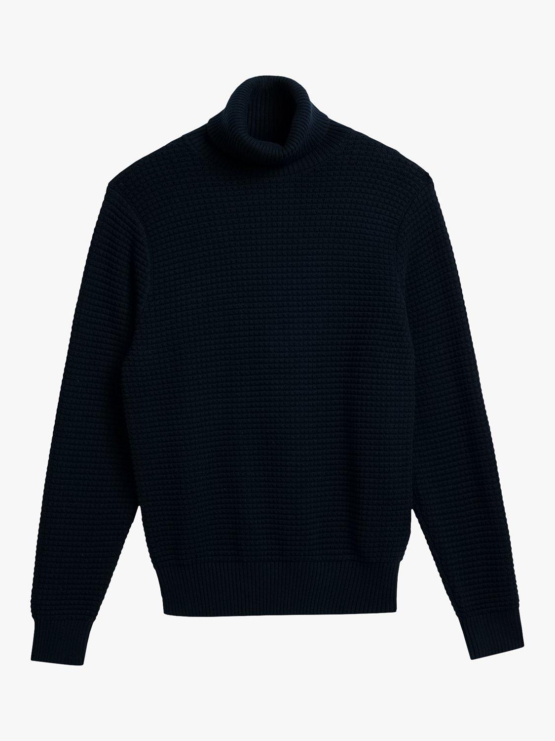 J.Lindeberg Olivero Turtle Neck Jumper, Navy