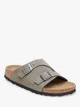 Birkenstock Zurich Dotted Suede Sandals, Grey